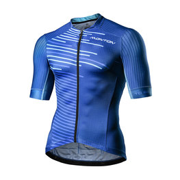 MONTON Kurzarm Fahrradtrikot - METEOR - Blau
