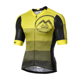 MONTON Kurzarm Fahrradtrikot - GRADIANT FUN - Gelb/Schwarz