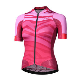 MONTON Kurzarm Fahrradtrikot - FURIOUS WAVES LADY - Lila