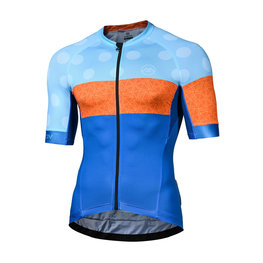 MONTON Kurzarm Fahrradtrikot - CLIMBING FLOWER - Blau