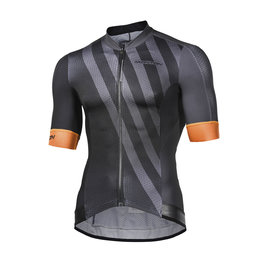 MONTON Kurzarm Fahrradtrikot - SPLIT - Schwarz/Grau