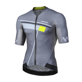 MONTON Kurzarm Fahrradtrikot - PRISMA - Grau