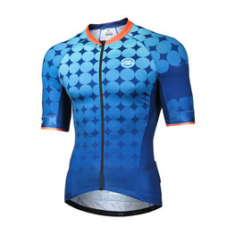 MONTON Kurzarm Fahrradtrikot - RUBBER CHAIN - Blau