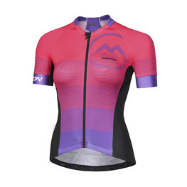 MONTON Kurzarm Fahrradtrikot - ALANYA LADY - Lila/Rot