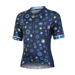 MONTON Kurzarm Fahrradtrikot - LOEWI KIDS - Blau
