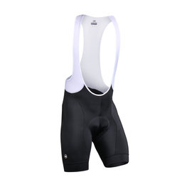 MONTON Kurze Fahrradhose mit Trägern - MOVEMENT - Schwarz