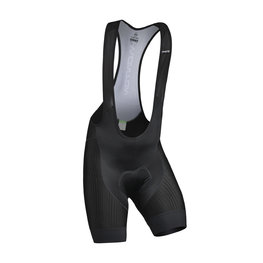 MONTON Kurze Fahrradhose mit Trägern - MOVING - Schwarz