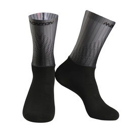 MONTON Klassische Fahrradsocken - HOWAIN 2 - Schwarz/Grau