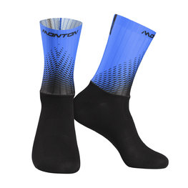 MONTON Klassische Fahrradsocken - HOWAIN 2 - Blau/Schwarz