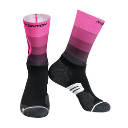 MONTON Klassische Fahrradsocken - VALLS 2  - Rosa/Schwarz