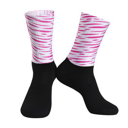 MONTON Klassische Fahrradsocken - BEALI - Rosa/Weiß