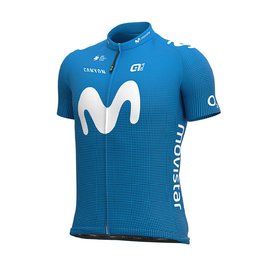 ALÉ Kurzarm Fahrradtrikot - MOVISTAR 2021 PRIME - Hellblau