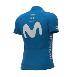 ALÉ Kurzarm Fahrradtrikot - MOVISTAR 2021 PRIME - Hellblau