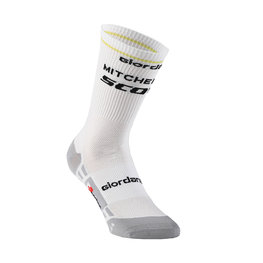 GIORDANA Klassische Fahrradsocken - MITCHELTON-SCOTT '20 - Weiß