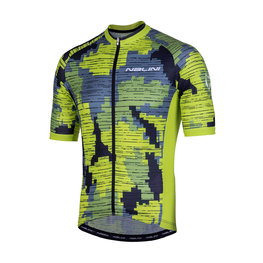 NALINI Kurzarm Fahrradtrikot - AIS CROSS 2.0 MTB - Grau/Gelb