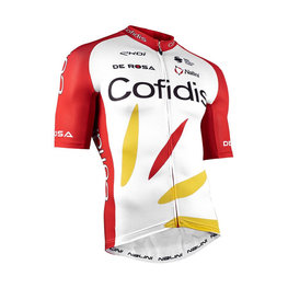 NALINI Kurzarm Fahrradtrikot - COFIDIS 2021 - Weiß/Rot