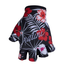 NALINI Fingerlose Fahrradhandschuhe - AIS LADY CIMA - Rot/Schwarz