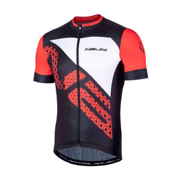NALINI Kurzarm Fahrradtrikot - AIS VITTORIA 2.0 - Rot/Schwarz