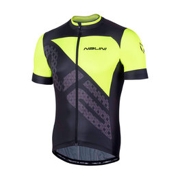 NALINI Kurzarm Fahrradtrikot - AIS VITTORIA 2.0 - Schwarz/Gelb