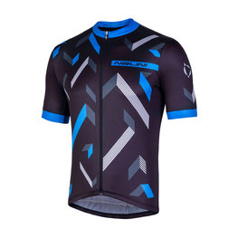 NALINI Kurzarm Fahrradtrikot - AIS DISCESA 2.0 - Blau/Schwarz