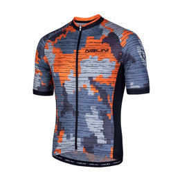 NALINI Kurzarm Fahrradtrikot - AIS CROSS 2.0 MTB - Grau/Orange
