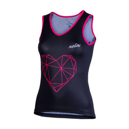 NALINI Ärmelloses Fahrradtrikot - AIS BRILLANTE 2.0 LA - Schwarz/Rosa