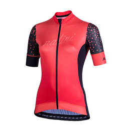 NALINI Kurzarm Fahrradtrikot - AIS STILOSA 2.0 LADY - Orange/Schwarz