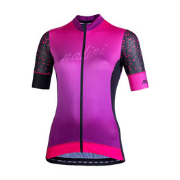 NALINI Kurzarm Fahrradtrikot - AIS STILOSA 2.0 LADY - Lila/Schwarz/Rosa