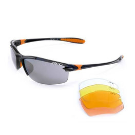 Fahrradsonnenbrille - S11.DO - Schwarz/Orange