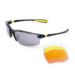 Fahrradsonnenbrille - S11.DY - Schwarz/Gelb
