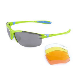 Fahrradsonnenbrille - S11.GB - Hellblau/Gelb