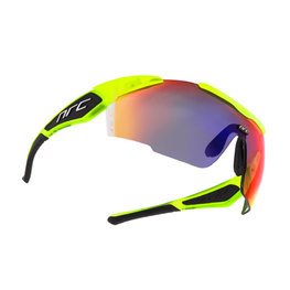 Fahrradsonnenbrille - X1.ANGLIRU - Schwarz/Gelb