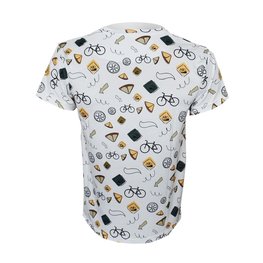 NU. BY HOLOKOLO Kurzarm Fahrrad-Shirt - SPORTIVE - mehrfarbig/Weiß