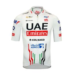PISSEI Kurzarm Fahrradtrikot - UAE TEAM EMIRATES 2024 - Schwarz/Rot/Weiß