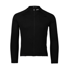 POC Langarm Fahrradtrikot für den Winter - THERMAL LITE  - Schwarz