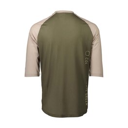 POC Kurzarm Fahrradtrikot - MTB PURE 3/4  - Grün/Beige