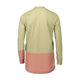 POC Langarm Fahrradtrikot für den Sommer - MTB PURE LADY - Beige/Rosa