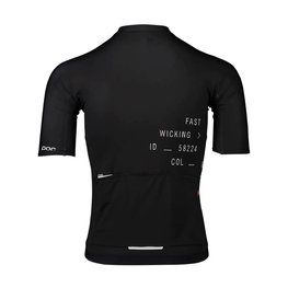 POC Kurzarm Fahrradtrikot - PRISTINE PRINT - Schwarz