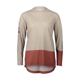 POC Langarm Fahrradtrikot für den Sommer - MTB PURE LADY - Beige