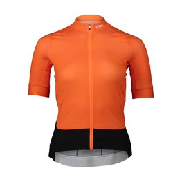 POC Kurzarm Fahrradtrikot - ESSENTIAL ROAD LADY - Orange/Schwarz