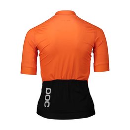 POC Kurzarm Fahrradtrikot - ESSENTIAL ROAD LADY - Orange/Schwarz