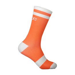 POC Klassische Fahrradsocken - LURE MTB - Weiß/Orange