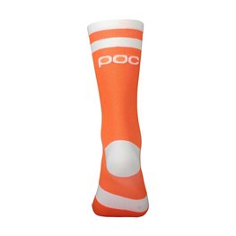 POC Klassische Fahrradsocken - LURE MTB - Weiß/Orange