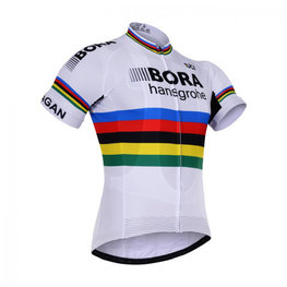 Kurzarm Fahrradtrikot - BORA UCI 2017 - mehrfarbig/Weiß
