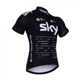 Kurzarm Fahrradtrikot - SKY 2017  - Schwarz