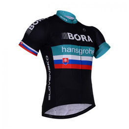 BONAVELO Kurzarm Fahrradtrikot - BORA 2017 KIDS - Schwarz