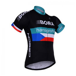 BONAVELO Kurzarm Fahrradtrikot - BORA 2017 KIDS - Schwarz
