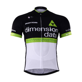 BONAVELO Kurzarm Fahrradtrikot - DIMENSION DATA 2017 - Schwarz/Grün/Weiß