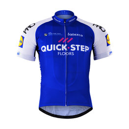 BONAVELO Kurzarm Fahrradtrikot - QUICKSTEP 2017 - Blau/Weiß