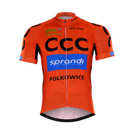 Kurzarm Fahrradtrikot - CCC RENO 2016 - Orange